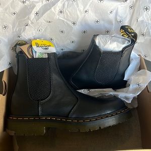 Dr Martens 2976 SR Chelsea Boot Industrial Full Grain Leather Black SIZE WM US 9